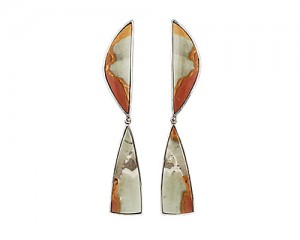 [:pb]BRINCO DE PRATA 950 COM JASPE[:en]950 STERLING SILVER EARRINGS WITH JASPER[:]